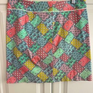 Vineyard Vines Patchwork Skirt Size 8,